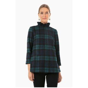 Tuckernuck Blackwatch Plaid Faye Blouse Top Size S